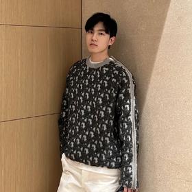 迪奥2025FW秋冬Oblique提花拉链毛衣（DY）