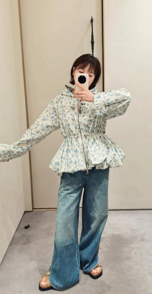 罗意威 25早秋新款碎花风衣外套 订织订染秘鲁特种面料（TM） 商品图2