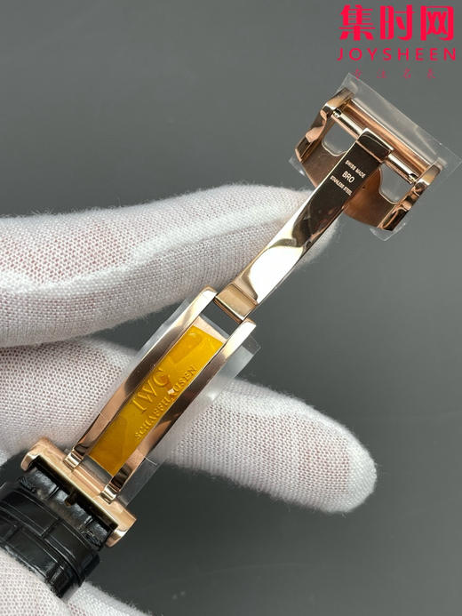 【新款葡七】新品万国APS葡萄牙七日链系列 葡七玫金黑盘 男士腕表 商品图6