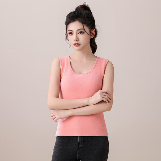 FW B60保暖背心内衣打底上衣大码无袖 商品图5