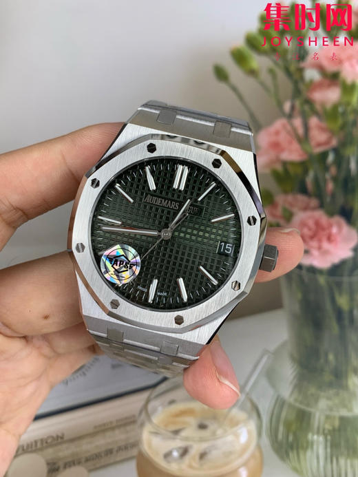 爱彼APS皇家橡树15510系列——震撼上线 绿色盘 绿钢 男士腕表 采用4302一体机芯 商品图1