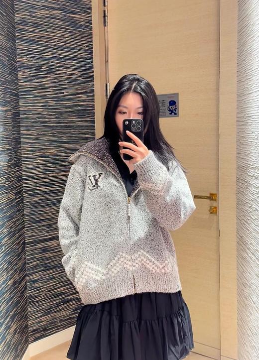 驴家 25Fw早秋新款 Nigo联名Monogram花㚏提花重工拉链外套(ZY*MM) 商品图5