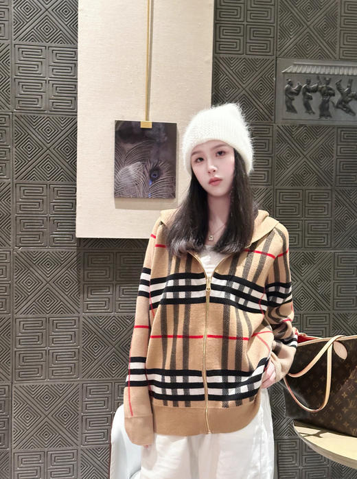 巴宝莉 山羊绒外套  男女同款 双面针织(SS) 商品图0