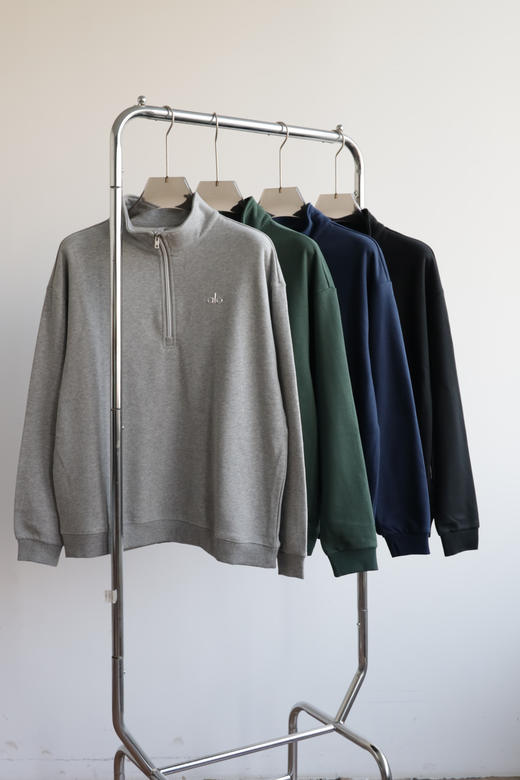 AL0 半拉链薄绒秋冬套头卫衣 WY922 商品图4