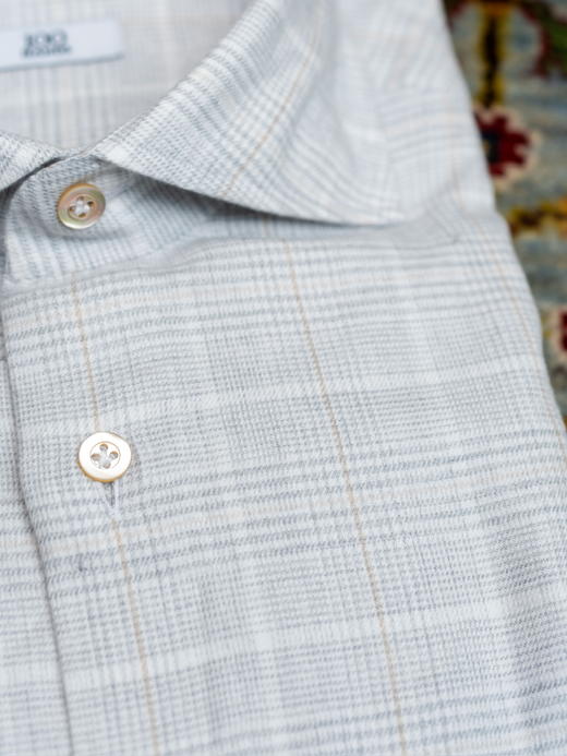 100Hands 灰色格纹衬衫 商品图1