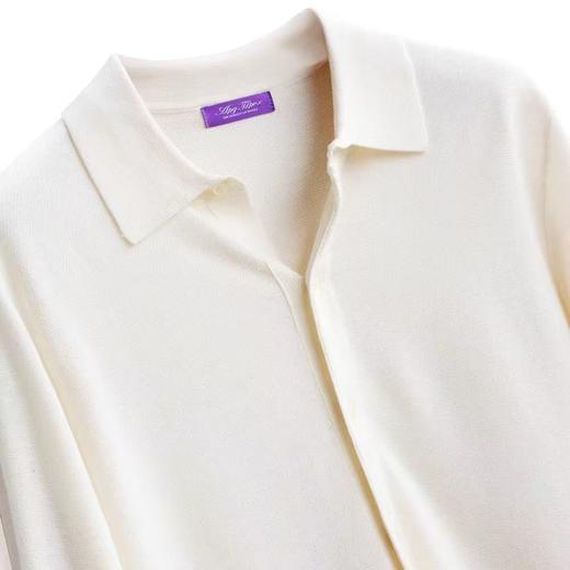 柜8K+牛货！Purple Label 天丝+羊毛2025秋冬男士轻奢柔软polo针织 商品图0