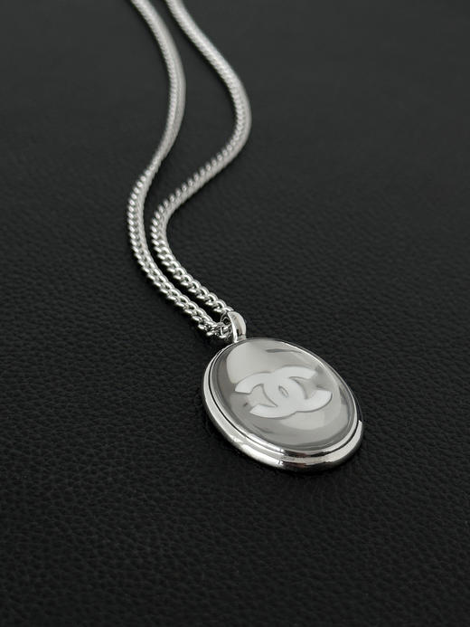 香奈儿 徽标设计金属树脂项链男女同款情侣款-（XK） 商品图3