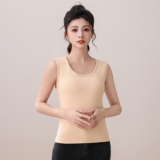 FW B60保暖背心内衣打底上衣大码无袖 商品图4