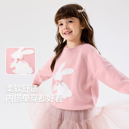 【冬款上新】嘟嘟家女童毛衣冬季儿童针织衫宝宝冬装衣服洋气童装 商品图1
