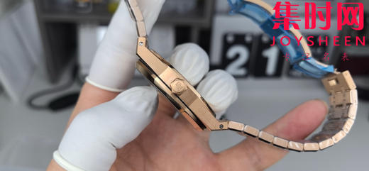 新品爱彼APS皇家橡树15500系列 升级V2版 全玫金钢带 男士腕表 表径41mm 震撼上线 4302一体机 成就钢表巅峰—— 实力演绎 卫冕"钢"王！ 商品图4