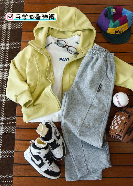 【儿童裤合集】软壳立体拼接加绒裤+立体拼接弯刀卫裤+两穿伞兵机能裤，蓄热保暖，户外山系高颜值【2510“羊毛”服装】 商品图8