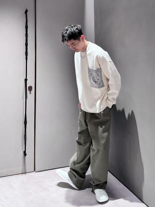 罗意威 25FW早秋新款 字母口袋棉混纺宽松针织毛衣 男女同款（DQJ*MM） 商品图4