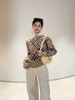 Burberry巴宝莉秋冬新款斜格纹羊毛圆领针织衫 商品缩略图5