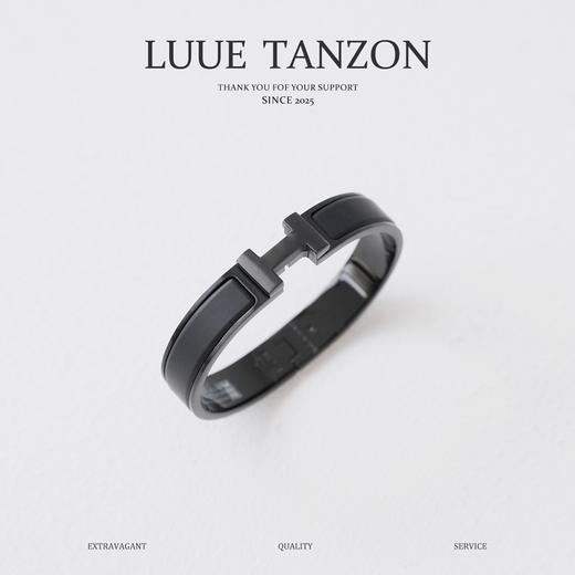 爱马仕Clic HH so black黑武士珐琅手镯男女同款情侣款-（XK） 商品图0