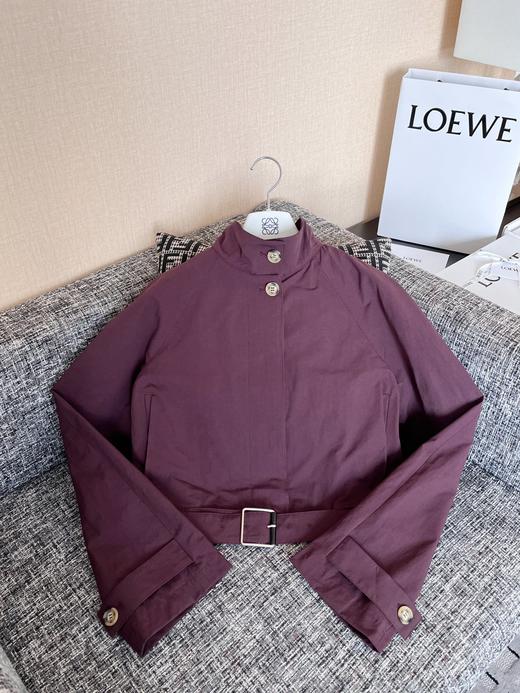 罗意威 25早秋新款工装夹克 订织订染三防梭织面料 酒红色（TM） 商品图9