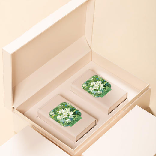 集盒【220—017方罐 茉莉花茶】42元一套/一箱12套 商品图1