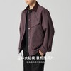 【老钱风翻领外套】男2025秋新款复古撞色休闲夹克男81388 商品缩略图1