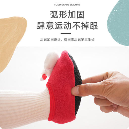 跨境圣诞老人宝宝地板袜加厚软底早教婴幼儿学步袜圣诞树儿童袜子 商品图3