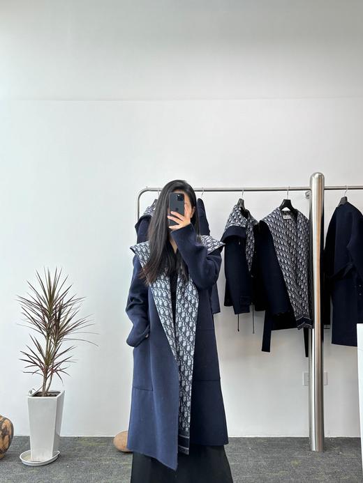 迪奥 经典双面浴袍连帽大衣 长款（SZX） 商品图1