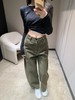 Lemaire 25Fw早秋新款 橄榄绿阔腿牛仔长裤（DQJ*MM） 商品缩略图3