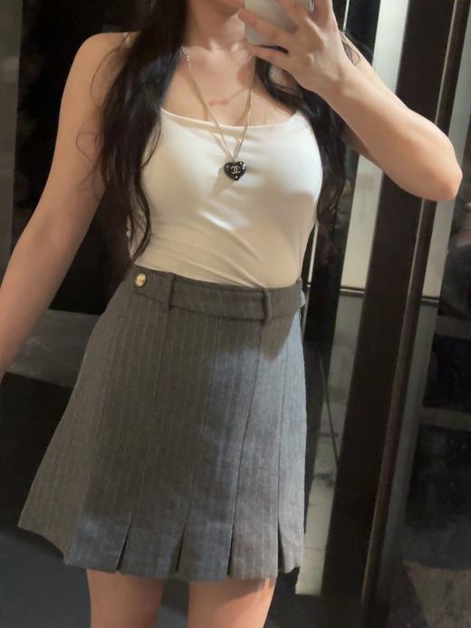 加厚毛呢高级灰百褶裙（蕾姐S参考） 商品图4