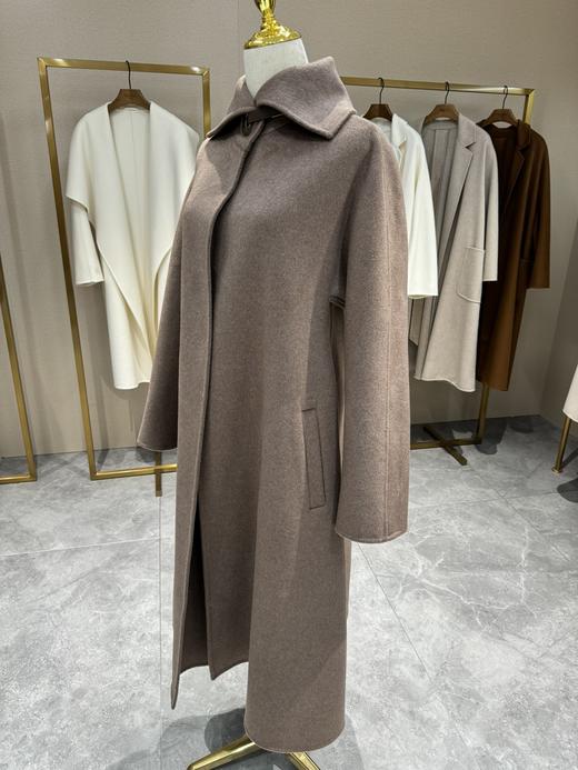 诺悠翩雅Loro Piana双面羊绒大衣 皮扣款(HY) 商品图7