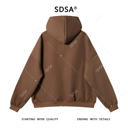 5002SDSA男士秋冬新款痞帅男装韩版拼接拉链立领连帽卫衣百搭宽松外套 商品图5