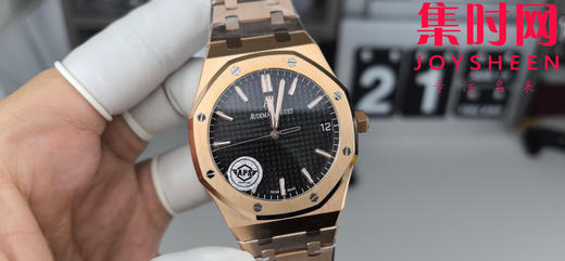新品爱彼APS皇家橡树15500系列 升级V2版 全玫金钢带 男士腕表 表径41mm 震撼上线 4302一体机 成就钢表巅峰—— 实力演绎 卫冕"钢"王！ 商品图1