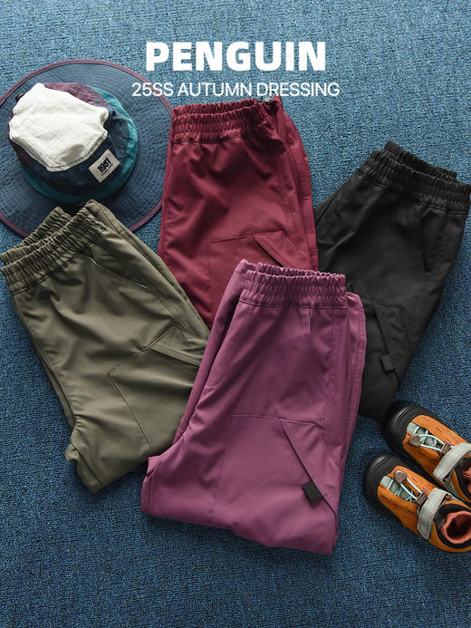 【儿童裤合集】软壳立体拼接加绒裤+立体拼接弯刀卫裤+两穿伞兵机能裤，蓄热保暖，户外山系高颜值【2510“羊毛”服装】 商品图10