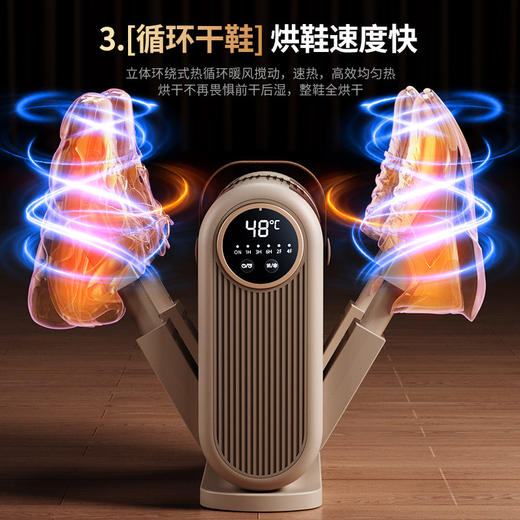 新款定时速干烘鞋器便携可折叠烘鞋机恒温除湿臭双V干鞋神器 商品图2
