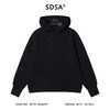 2289SDSA男士秋冬新款痞帅男装潮牌刺绣文字连帽卫衣慵懒风百搭上衣 商品缩略图1