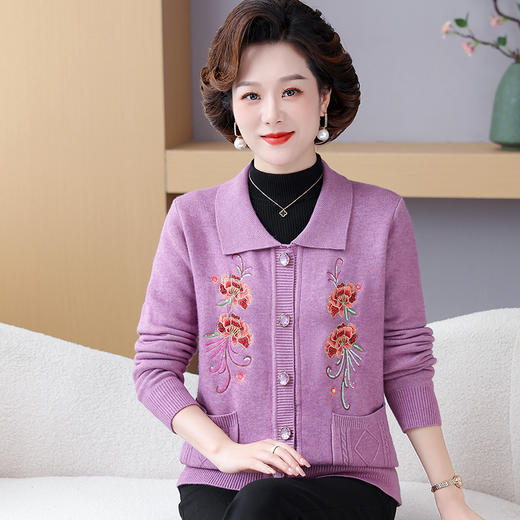 W513-4007一体绒-75-138妈妈装秋 商品图1