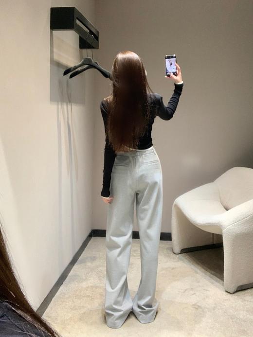 缪缪 25新款腰带环休闲长裤丨码数（DQJ*MM） 商品图4