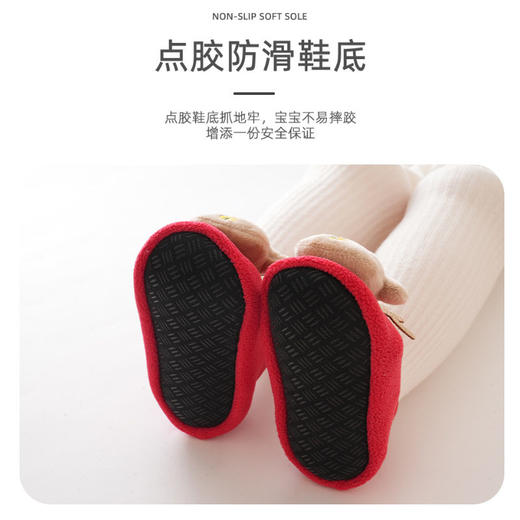 跨境圣诞老人宝宝地板袜加厚软底早教婴幼儿学步袜圣诞树儿童袜子 商品图2