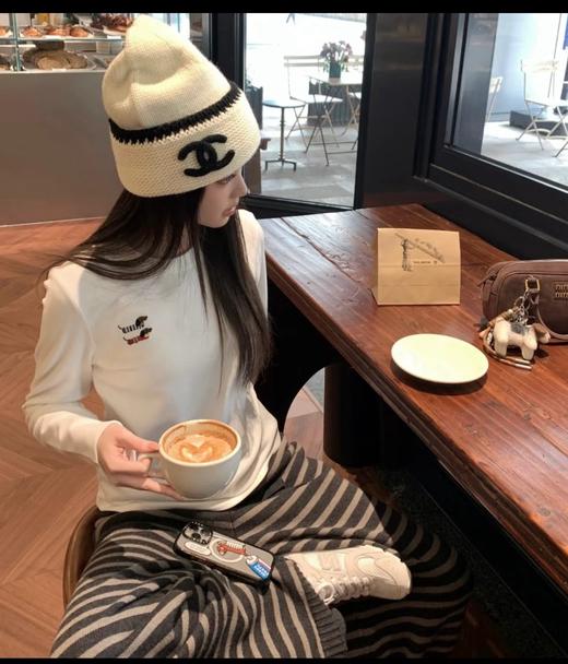 香奈儿针织冷帽 黑+白的“高级感密码”（COCO） 商品图4