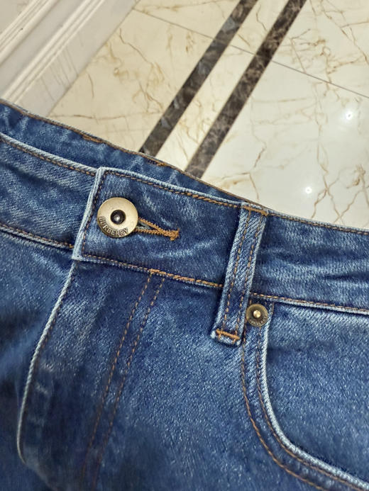 1012-10渠道货 BB 日本进口老牛面料 微微小脚 直筒牛仔裤 复古时髦 棉柔弹力 商品图13