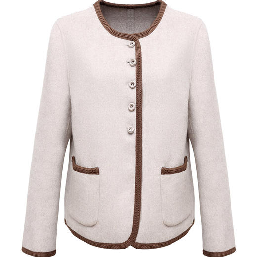 QYM 25FB31-Y小香风毛呢外套双面毛呢上衣 商品图4