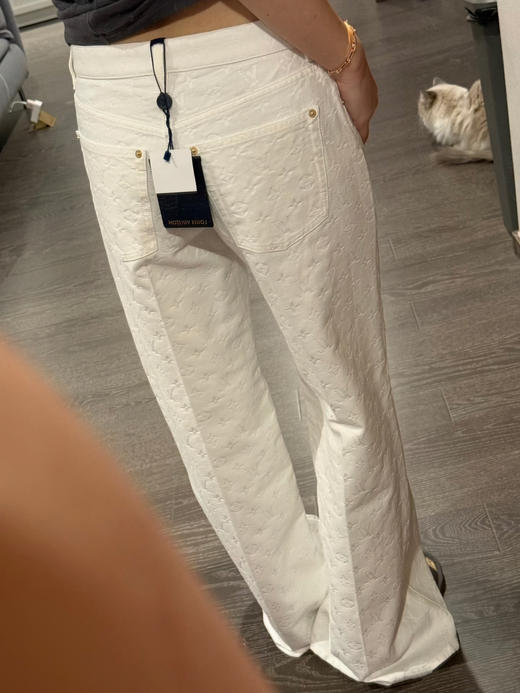 驴家 25春夏新款牛仔长裤 订织订染丹宁牛仔面料（TM） 商品图5