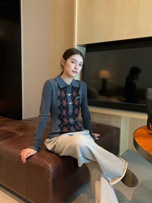 GANN*I菱格polo针织衫 商品图14