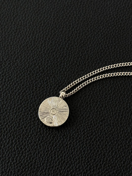 香奈儿 圆形设计项链男女同款情侣款金色-（XK） 商品图8