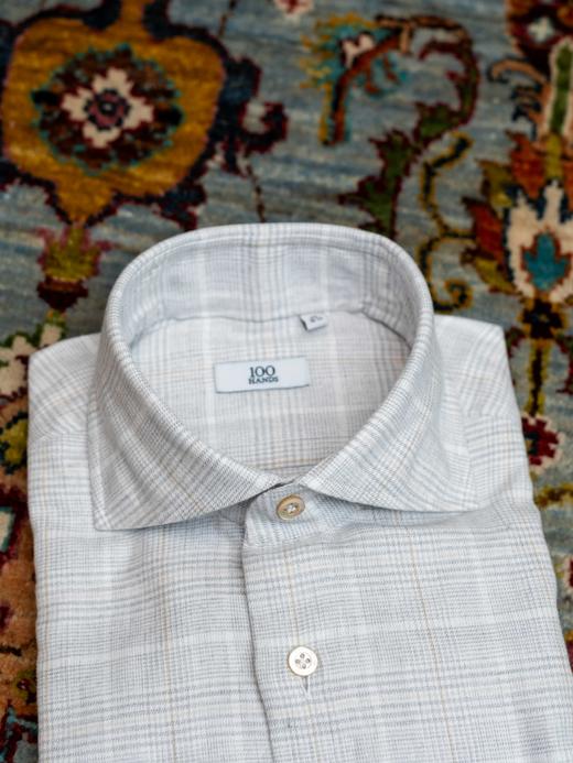 100Hands 灰色格纹衬衫 商品图2