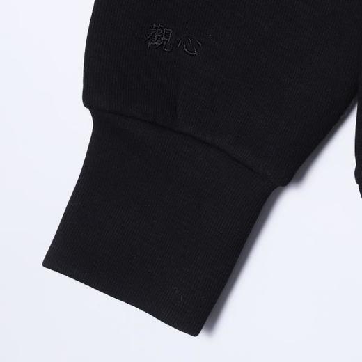 2289SDSA男士秋冬新款痞帅男装潮牌刺绣文字连帽卫衣慵懒风百搭上衣 商品图4