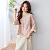 新中式国风外套，轻奢时尚复古提花减龄气质年轻款上衣HR-XYSP6068 商品缩略图2