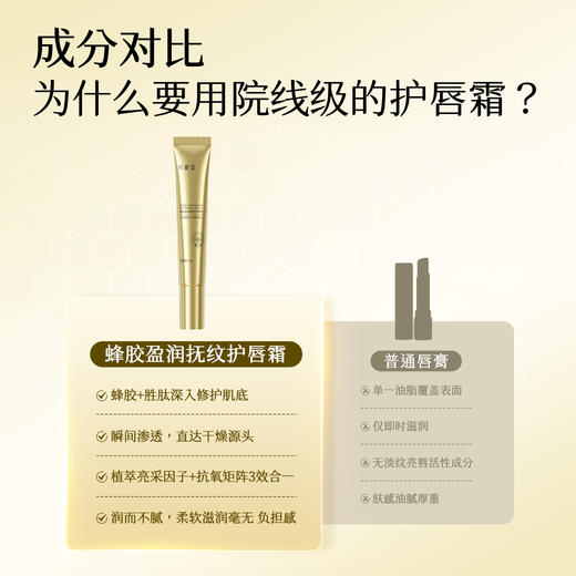 【应季新品】蜂胶盈润抚纹护唇霜 10g  唇部护肤淡化唇纹 商品图2