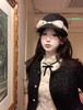 蝴蝶结装饰纱网羊毛马术帽(COCO) 商品缩略图3