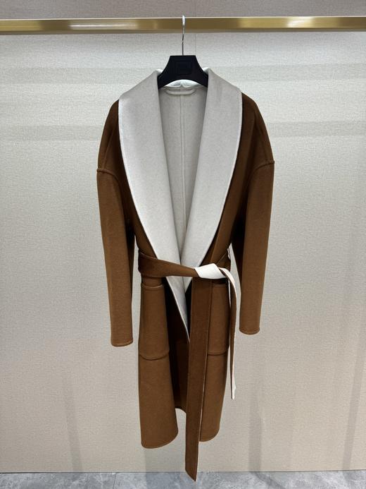 诺悠翩雅Loro Piana羊绒系带大衣双面双色（HY） 商品图4