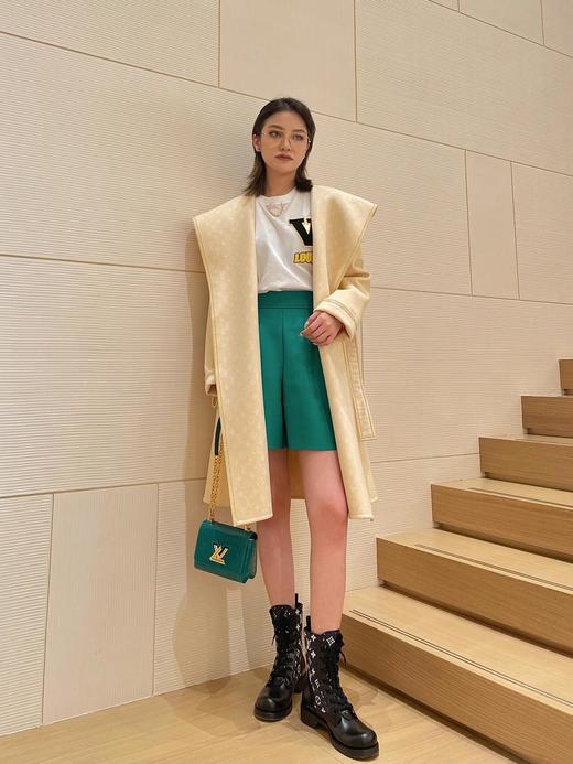 驴家 秋冬经典款大衣 奶黄色小花 短款/长款大衣（SZX） 商品图0