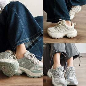 正品清仓‼️MD厚底四季透气老爹鞋