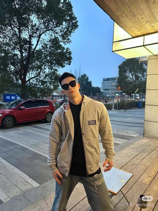 巴宝莉 2024FW秋冬新款 微标装饰棉质连帽男女同款卫衣（ZY*BG） 商品图9