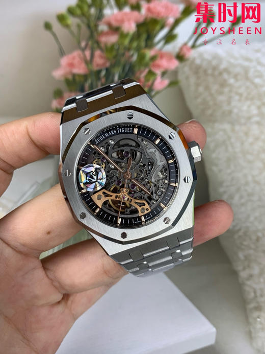 APS爱彼皇家橡树15407ST系列 镂空男士腕表
机芯：搭载改Cal.3132一体 商品图1